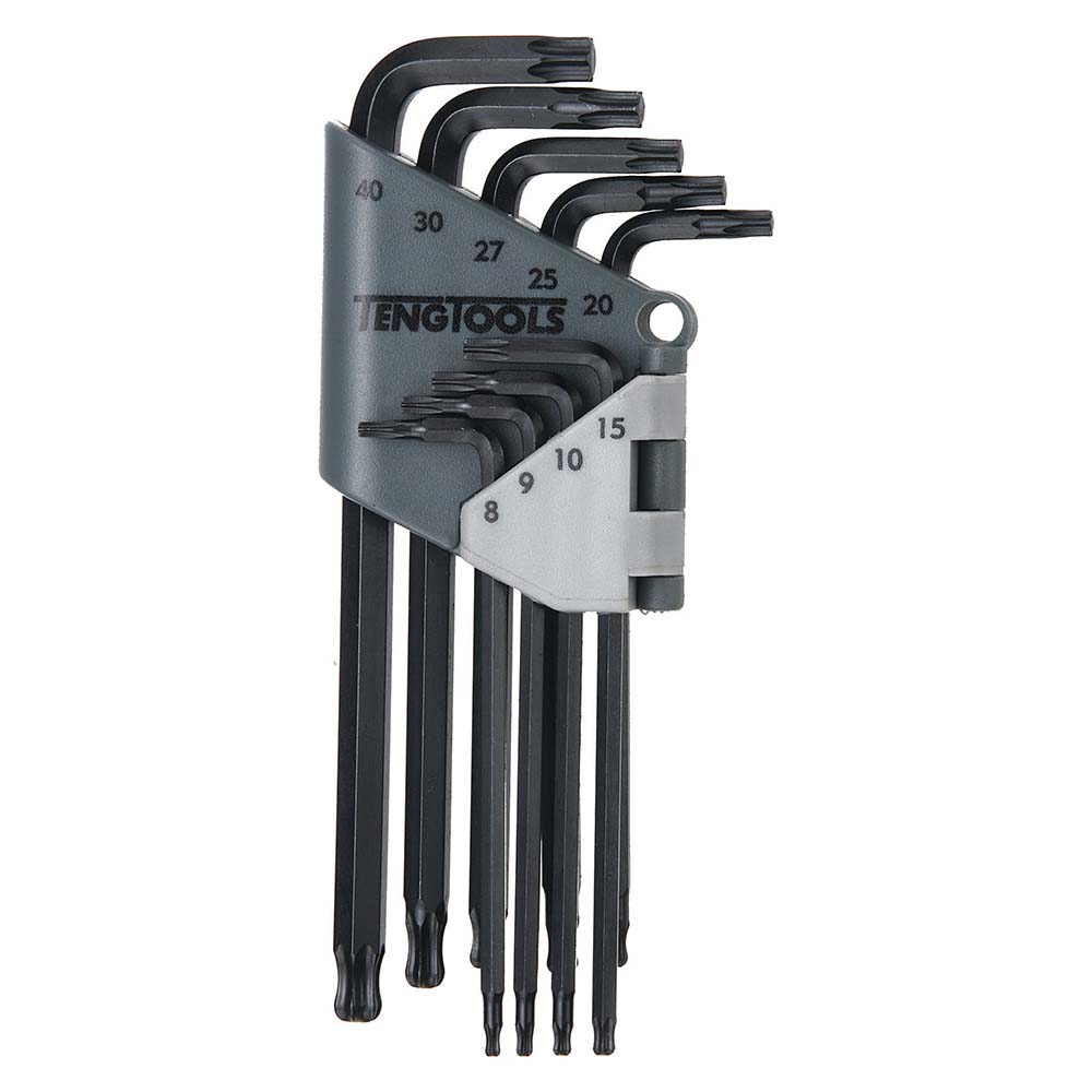 Teng 9pc Long Arm Ball-End TX Key Set - TX8-TX40