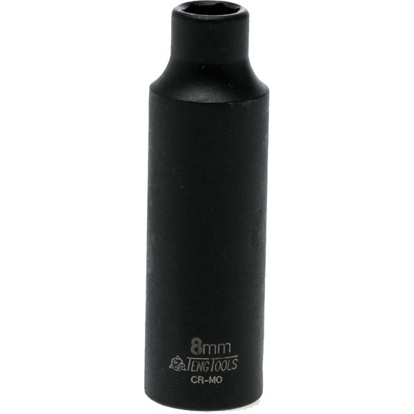 Teng 3/8in Dr. Deep Impact Socket 8mm ANSI