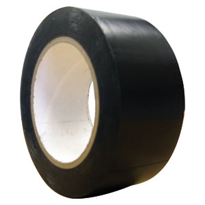 ISL 200 Micron PVC Overwrap Tape 50mm x 30m (Black)